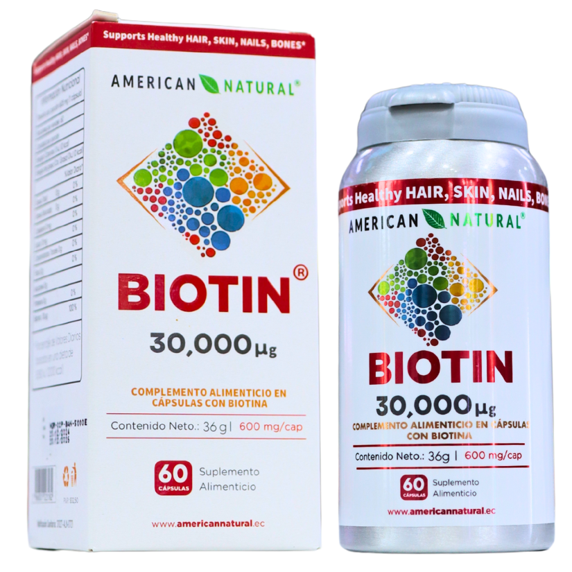 Biotin 30,000 mg American Natural